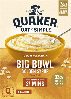 Oat So Simple Big Bowl Golden Syrup