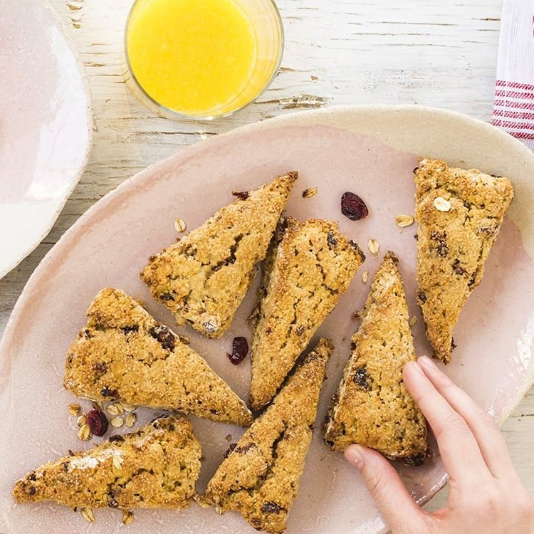 Orange Oat Scones