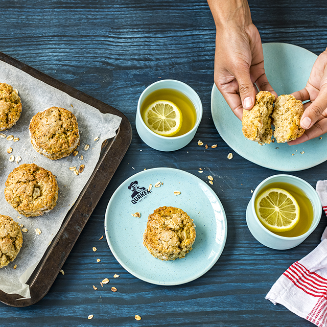 Ginger Oat Scones