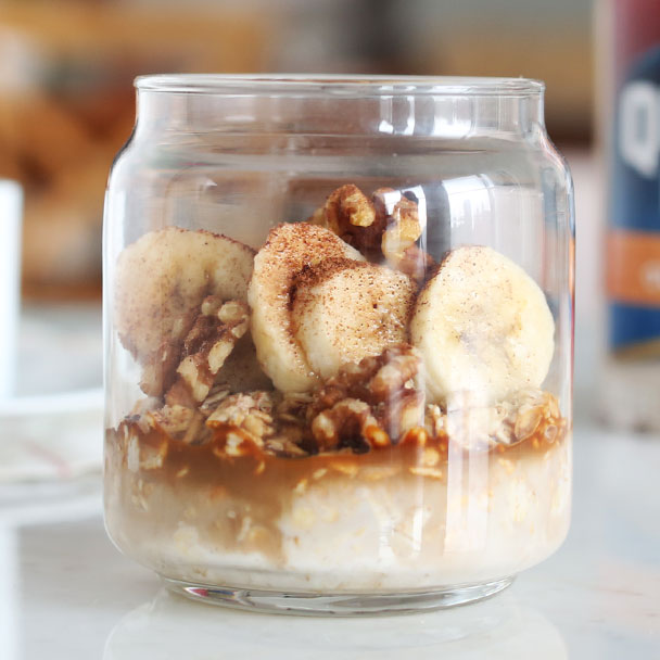 Mocha Banana Overnight Oats 