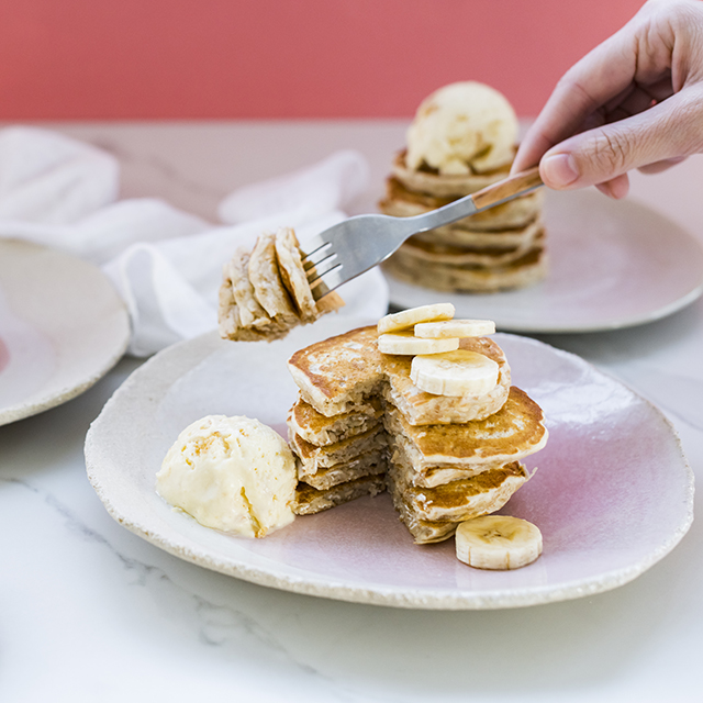 Oat & Banana Pancakes